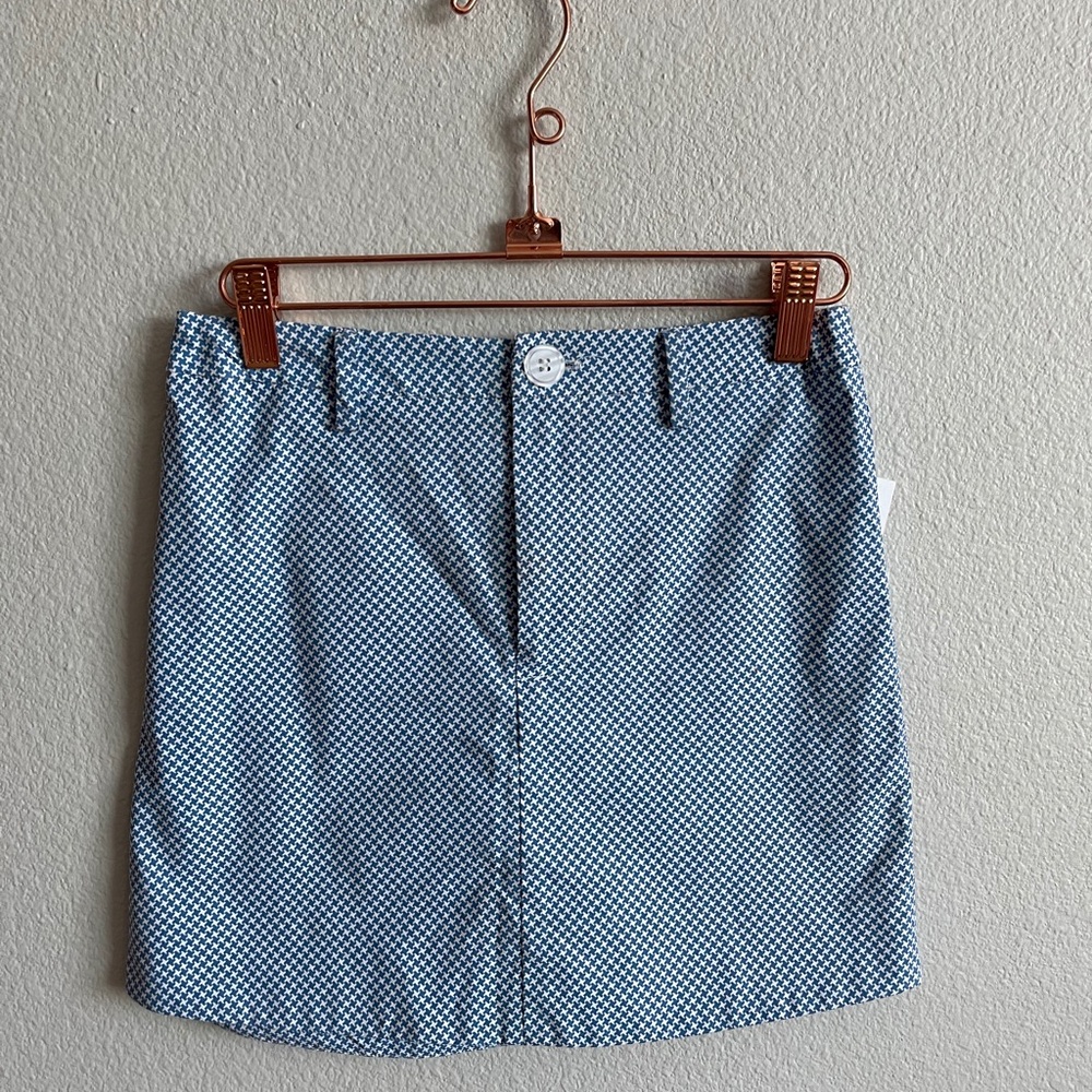 Blue/White Tully’s skirt